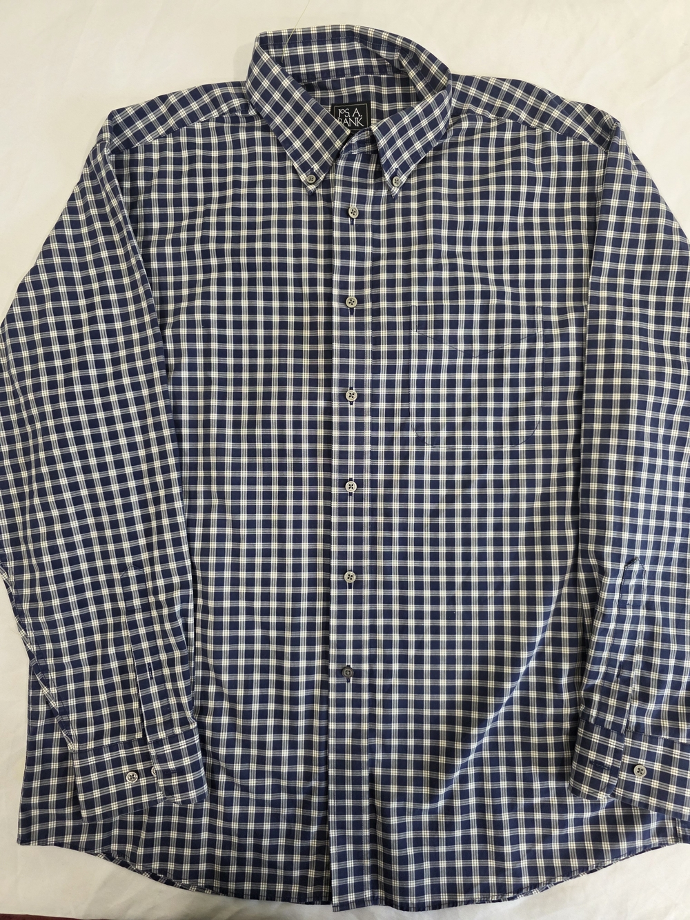 Jos.A.Bank Traveler All Occasions Cotton Collection Shirt Men Size L - Picture 4 of 9